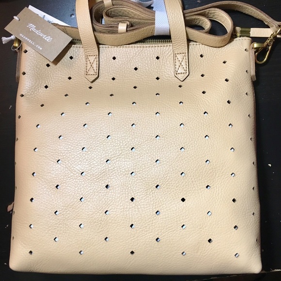 Madewell Mini Transport Perforated Leather Bag - Picture 8 of 8